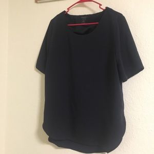 Dark navy blue blouse